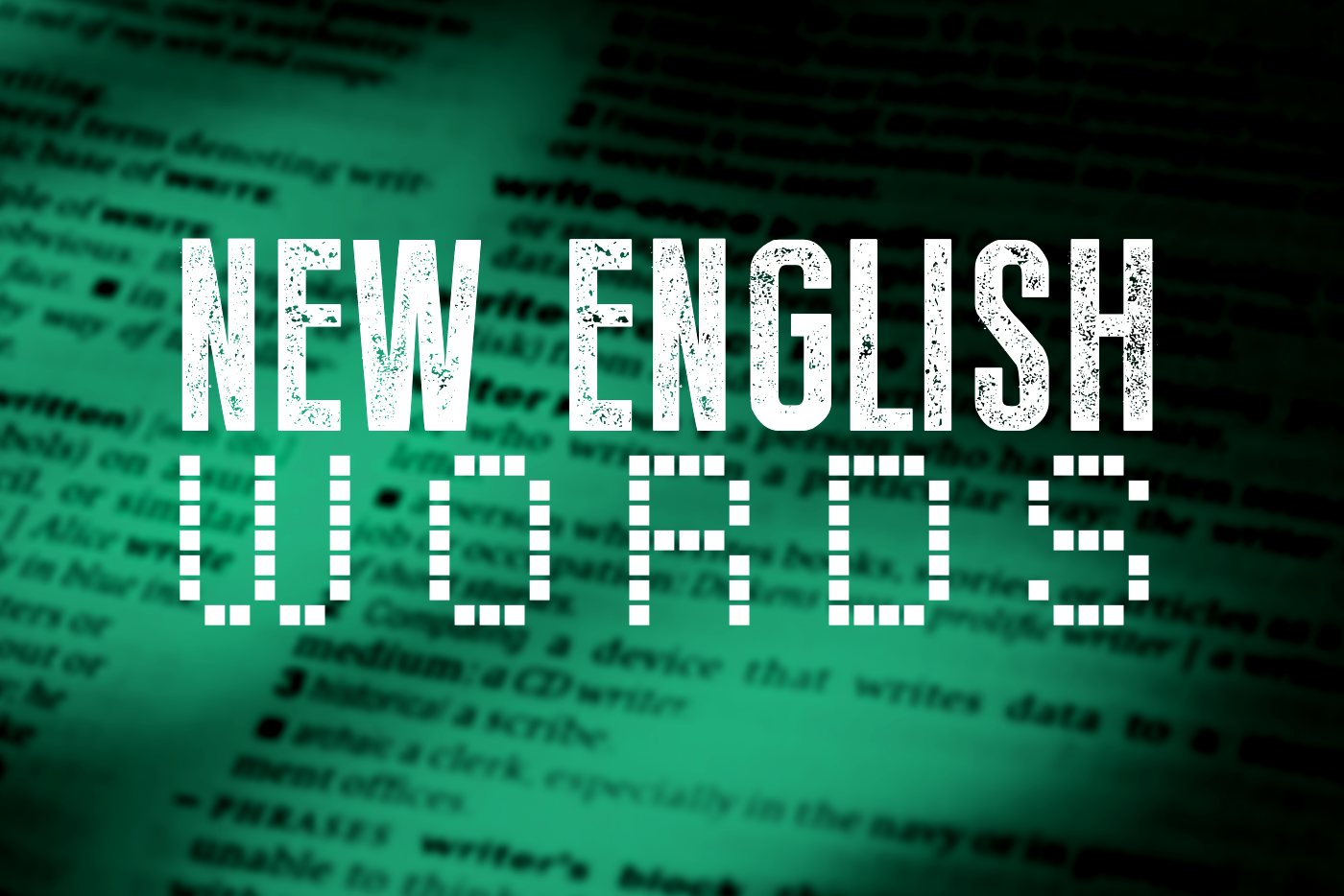 New English Words